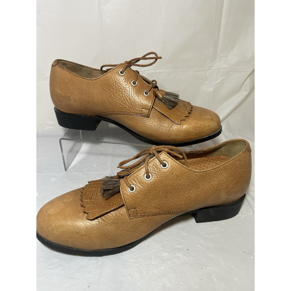 ARIAT Western Jamie Leather Kiltie Oxfords Tassels Shoes Women's Size 8.5 - Picture 10 of 16